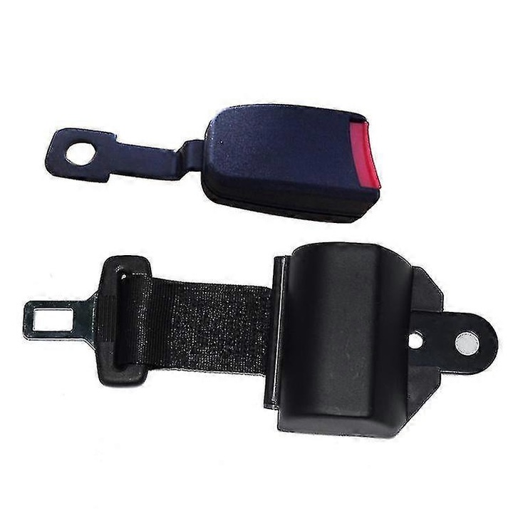 Kit siguranta auto, centura de siguranta automata retractabila, D7, 2 puncte, multicolor