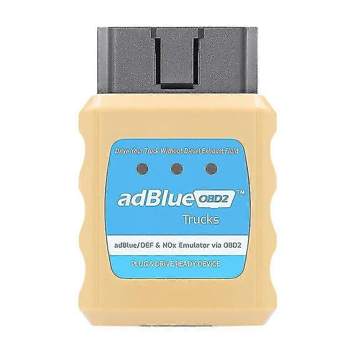AdBlueOBD2 készülék teherautókhoz, Plug & Drive, EURO 4/5/6 kompatibilis, szett: 1db x interfész, 1db x felhasználói kézikönyv