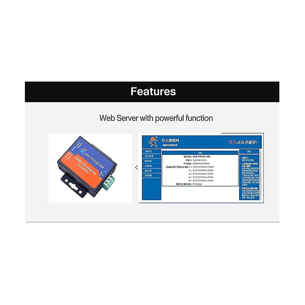 USR-TCP232-302 da RS232 a modulo tcp/ip supporto convertore Ethernet DHCP/pagina Web 30 USR-TCP232-302 da RS232 a modulo tcp/ip supporto convertore Ethernet DHCP/pagina Web 30