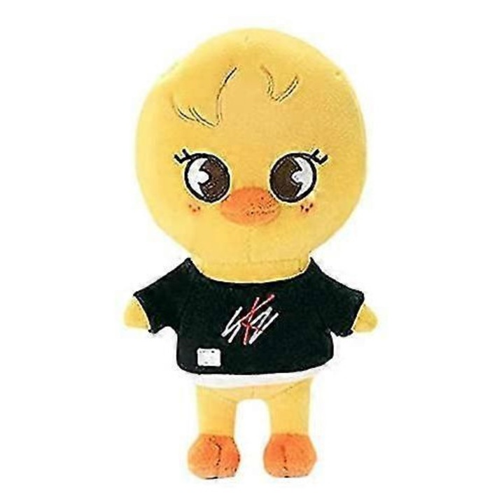 Jucarie de plus Stray Kids Dwaekki, 21cm, galben, pentru joaca si decorare