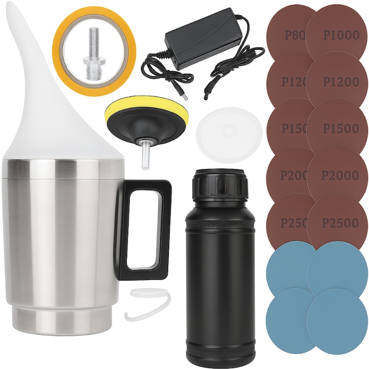 Kit de restaurare faruri pentru masina de gaurit M10, 24 buc