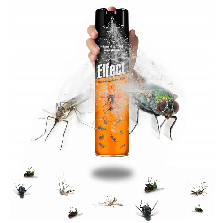 Spray Effect Insecte Spray insecticid Effect, 400ml, pentru combaterea insectelor zburatoare ...