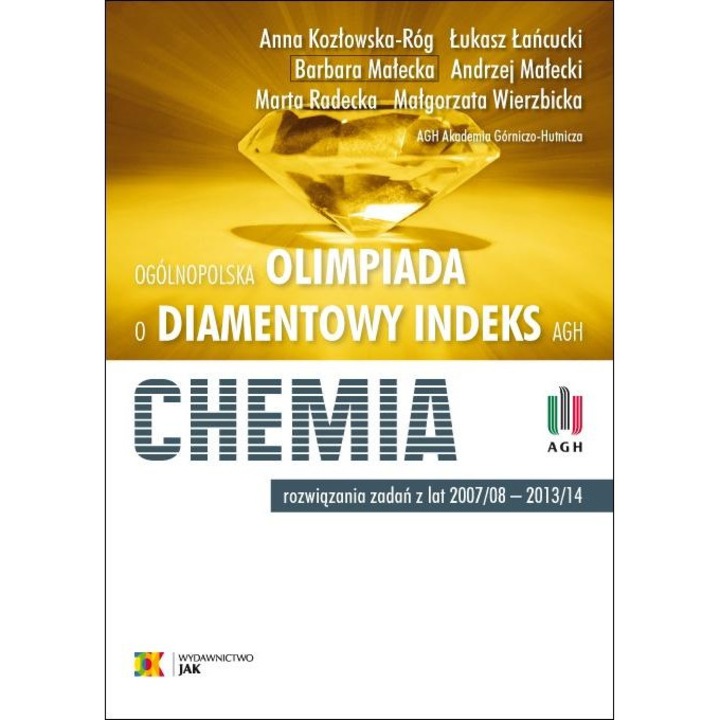 Olimpiada o Diamentowy Indeks, Chemia, praca zbiorowa