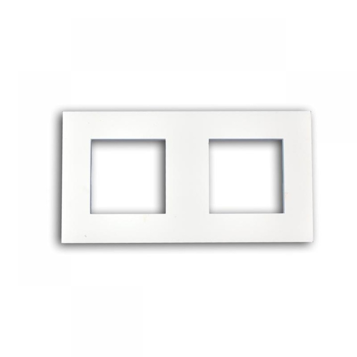 Moduláris aljzatkeret Kemot, dupla, LK45, fehér