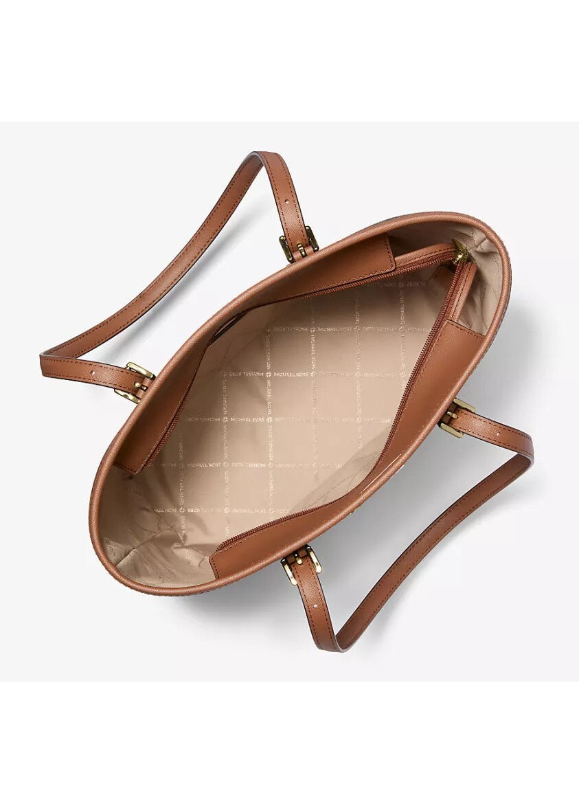 Geantă tote, Michael Kors, Jet Set Travel Small, maro, 37x25x14 cm