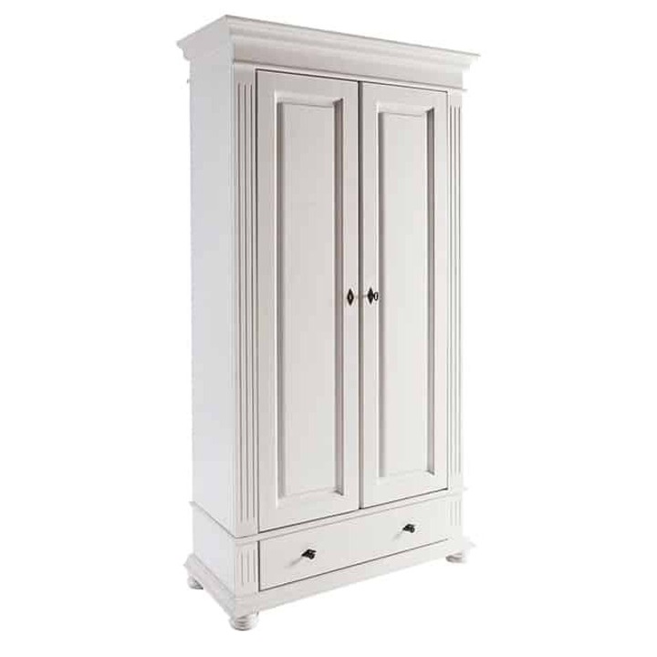 Dulap Ariana, Lemn Masiv, 110x46x200, Alb