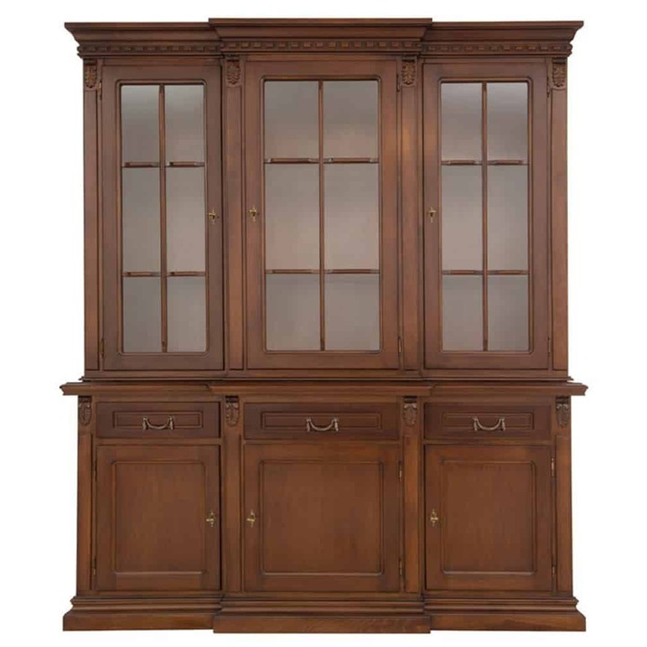 Vitrina Bernhard, Lemn Masiv, 188x58x226cm