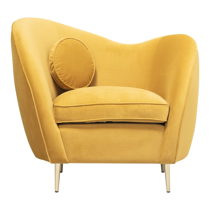 Fotoliu KOOPER culoare galben