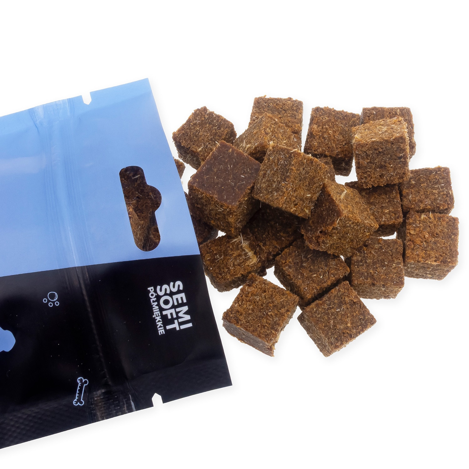 Biscuiti pentru caini mari 4DOGS ORIGINAL, cu rata, rumen si coarne de ...