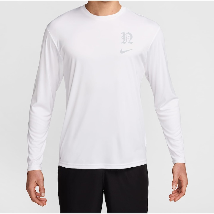 Bluza de inot pentru barbati Nike Lux Letter, marimea L, Alb