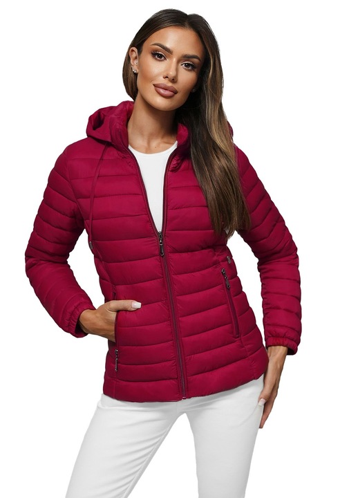 Női dzseki OZONEE JS/16M9101, Bordó