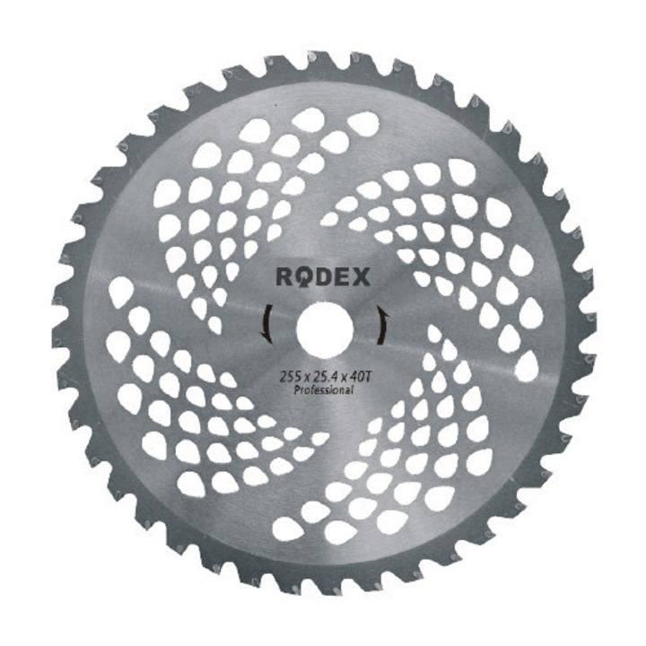 Disc circular motocoasa 255*40t *25.4mm - Rodex