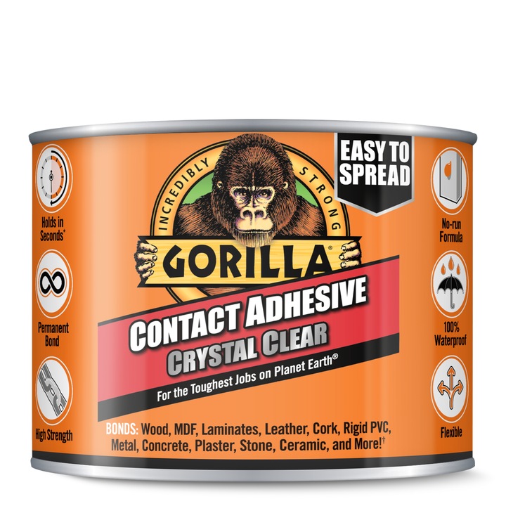 Adeziv general Gorilla Contact Crystal Clear 250ml