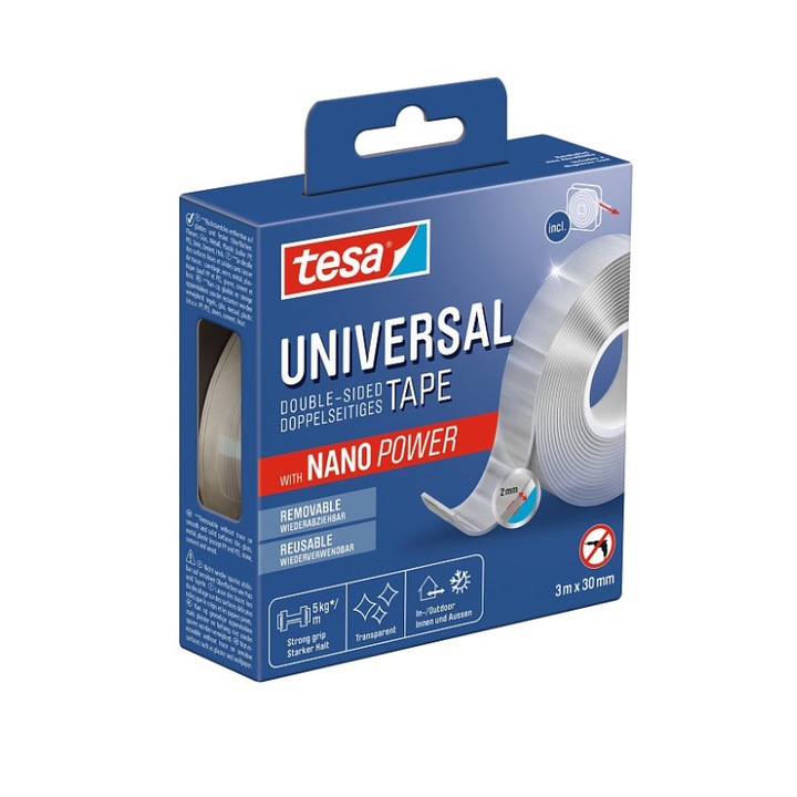 Banda Dubluadeziva Fixare De Putere 30mm / 3m