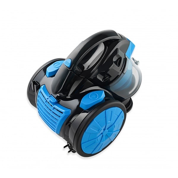 Aspirator fara sac Vionex Floria, 700W, HEPA 13, filtrare ciclonica, 1.8L, cablu 5m, perii incluse, albastru-negru