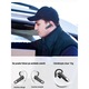Casca Bluetooth Wireless New Bee LC-B45, Cu husa, Functie activa de reducere a zgomotului din exterior, Autonomie baterie 20 ore vorbire, Conectare la doua dispozitive simultan, Incarcare rapida, Bluetooth 5.0, Sunet HD, Culoare Negru