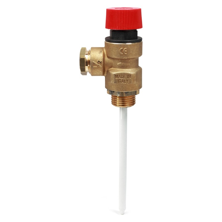 Supapa de siguranta temperatura si presiune Giacomini R140PY026, 1/2", 7 bar, pentru boiler ACM