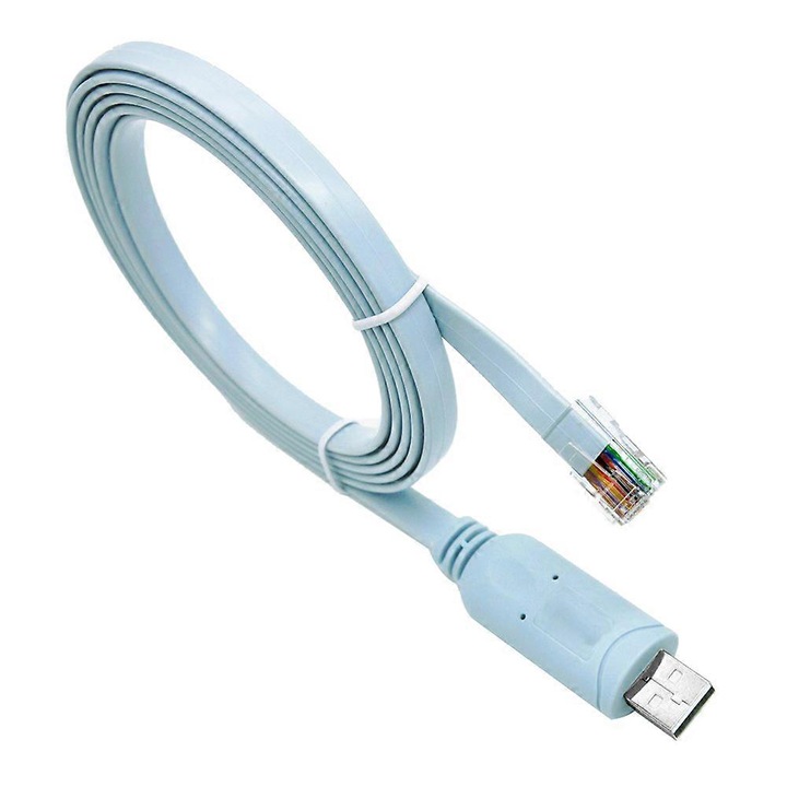 USB RJ45 конзолен кабел 6 фута, 8, 7, Vista, Linux, RS232
