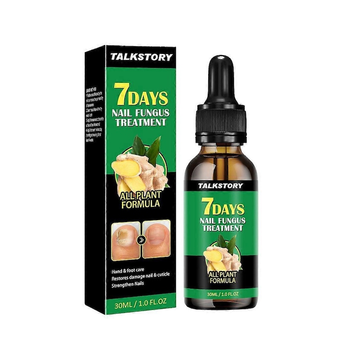 Serum pentru Cresterea Unghiilor cu Ghimbir, Tratament pentru Ciuperca Unghiilor, Hidrateaza Cuticulele, Set 3pcs