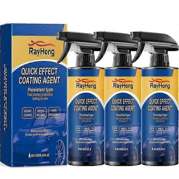 Set spray de acoperire auto 3 in 1, Rayhong, 3 buc