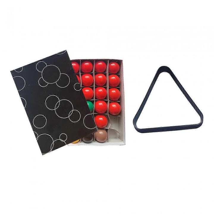Set 22 piese mini biliard, accesorii biliard, 32mm-38mm, cu trepied