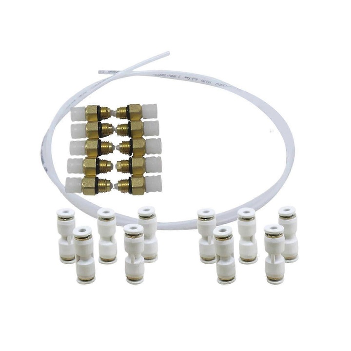 Маркуч за окачване, 5м, за Mercedes, прави конектори 10x-4мм