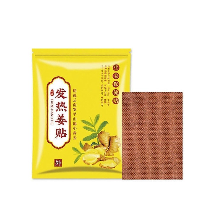 Pachet plasturi cu compresa calda din ghimbir pentru articulatii