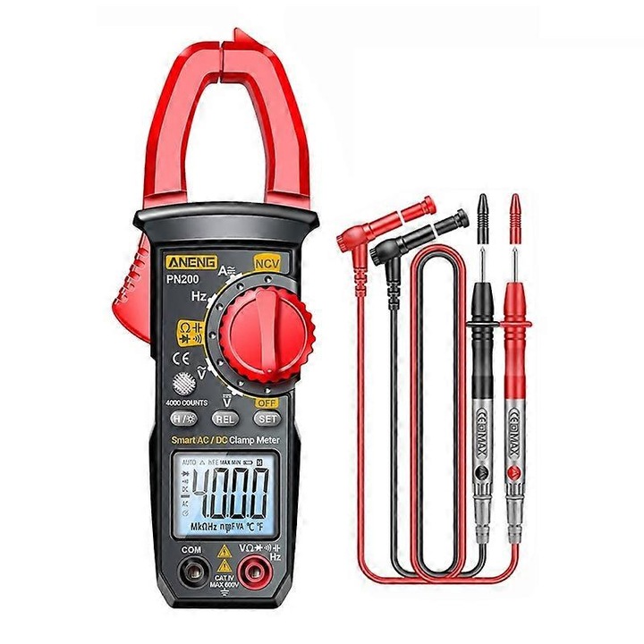 Multimetru cu clema Aneng Pn200, masurare AC/DC, precizie inalta, multifunctional