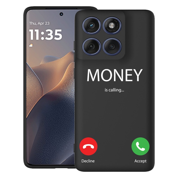 BestCase® Husa pentru Motorola Edge 60 Fusion / Edge 60 din Silicon Ultra Slim cu Design Money Is Calling, 2026265 B 986
