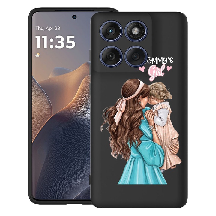 BestCase® Ultra Slim TPU tok Motorola Moto G86 Power-kompatibilis, Mommy's Girl dizájnnal, 3113067 B 555