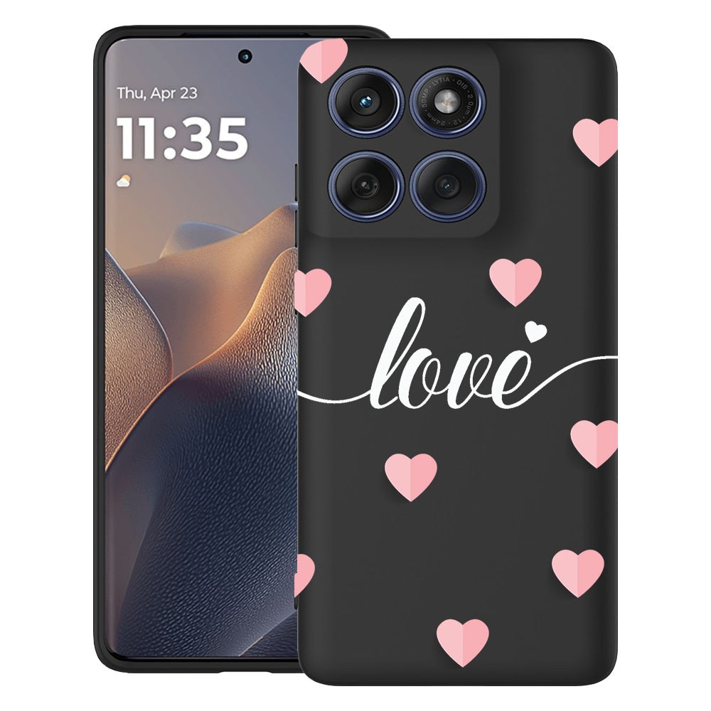 BestCase® Husa pentru Motorola Edge 60 Fusion / Edge 60 din Silicon Ultra Slim cu Design Love Flying Hearts, 2026265 B 85