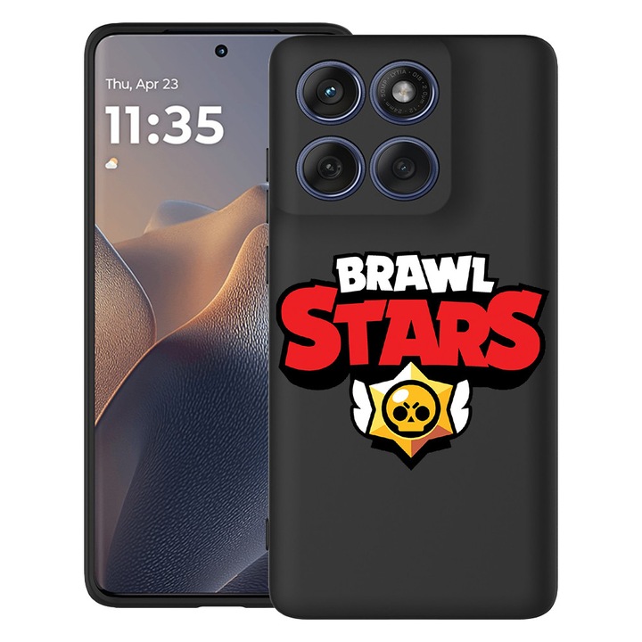 BestCase® TPU Ултра тънък калъф, съвместим с Motorola Moto G86 Power, с дизайн Brawl Stars, 3113067 B 1610