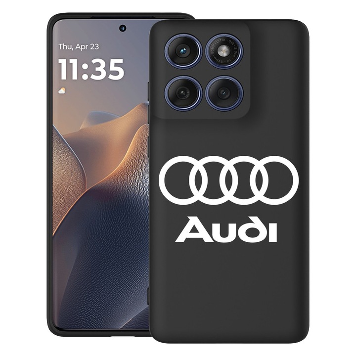 BestCase® Husa TPU Ultra Slim Compatibil cu Motorola Moto G86 Power, cu Design Audi, 3113067 B 1754