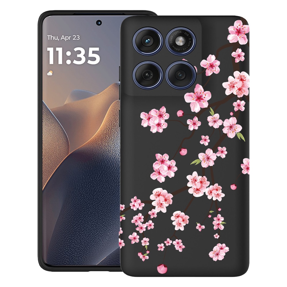 BestCase® Husa pentru Motorola Edge 60 Fusion / Edge 60 din Silicon Ultra Slim cu Design Japan Cherry tree, 2026265 B 1475