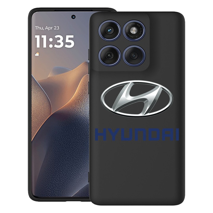 BestCase® Husa TPU Ultra Slim Compatibil cu Motorola Moto G86 Power, cu Design Hyundai, 3113067 B 1724