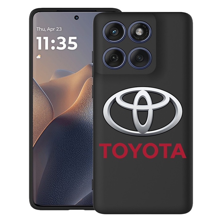 BestCase® Husa TPU Ultra Slim Compatibil cu Motorola Moto G86 Power, cu Design Toyota, 3113067 B 1723