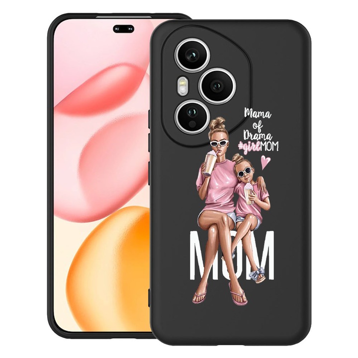 BestCase® Szilikon Ultra Slim tok OPPO Reno13 5G telefonhoz, Girl Mom Mama of Drama design, 2043674 B 558