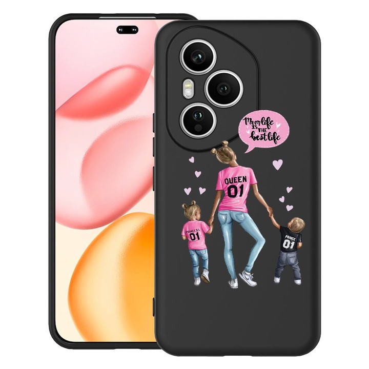 BestCase® Szilikon Ultra Slim tok Honor 400 Pro-hoz, Mom Life Boy And Girl designnal, 2043679 B 557