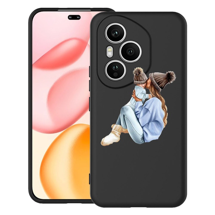 BestCase® Szilikon Ultra Slim tok Honor 400 Pro készülékhez, Girl Mom With a Boy design, 2043679 B 562