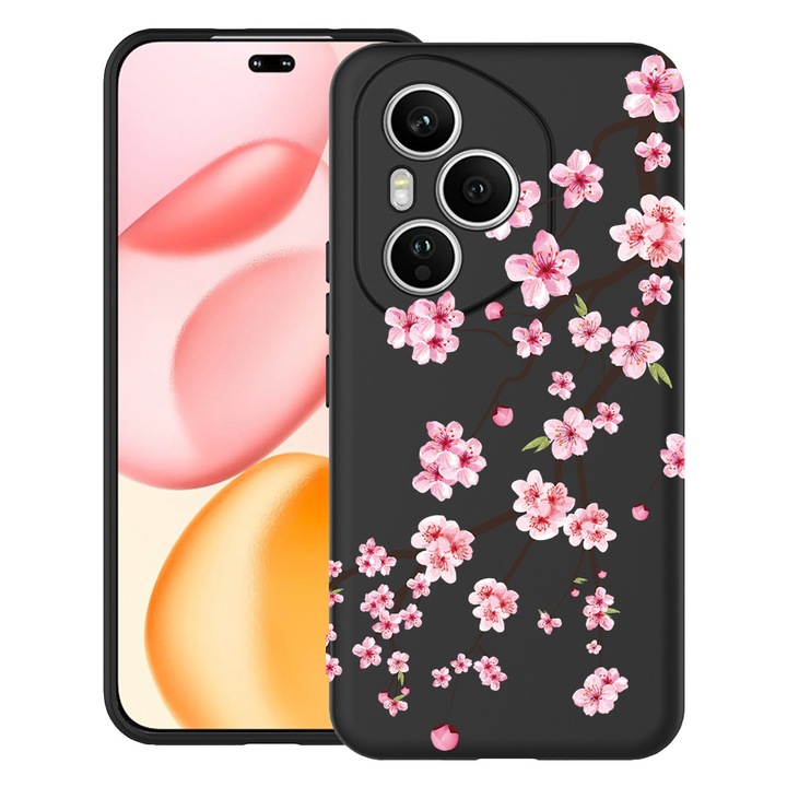 BestCase® Husa pentru Honor 400 Pro din Silicon Ultra Slim cu Design Japan Cherry tree, 2043679 B 1475