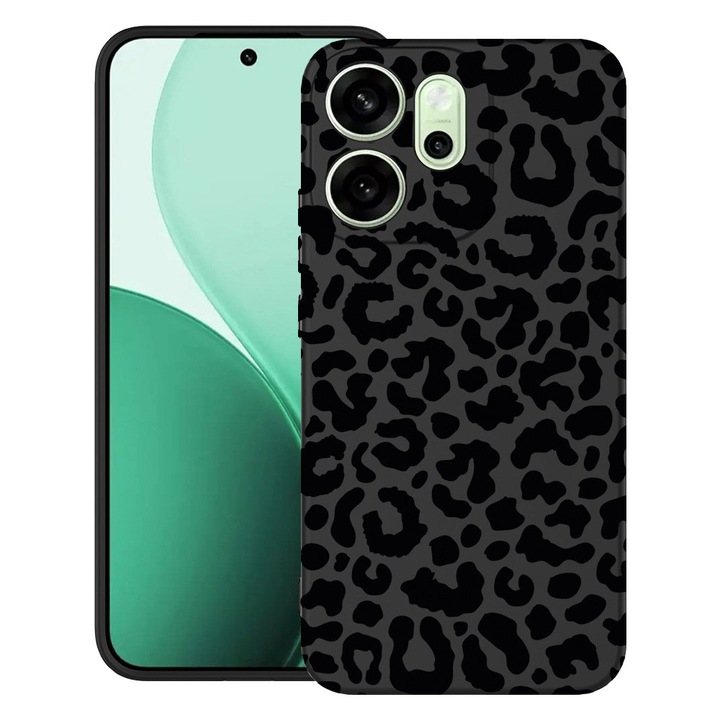 BestCase® Husa pentru OPPO Reno14 F 5G din Silicon Ultra Slim cu Design Leopard, 2043675 B 1057