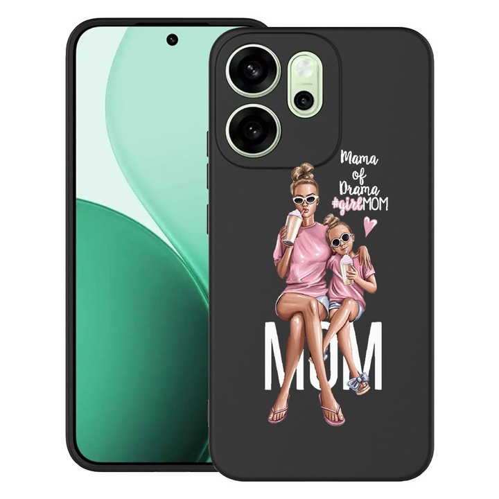 BestCase® Szilikon Ultra Slim tok OPPO Reno13 FS / Reno13 F készülékhez, Girl Mom Mama of Drama design, 2022872 B 558
