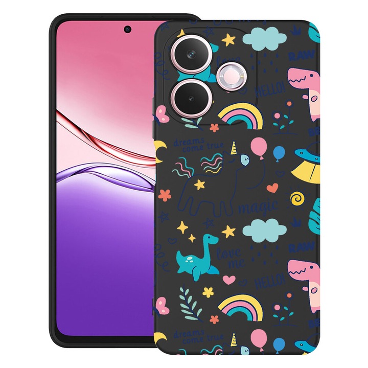 BestCase® Husa TPU Ultra Slim Compatibil cu Honor X5c Plus / X5c, cu Design Unicorn - Dreams Comes True, 3119623 B 759