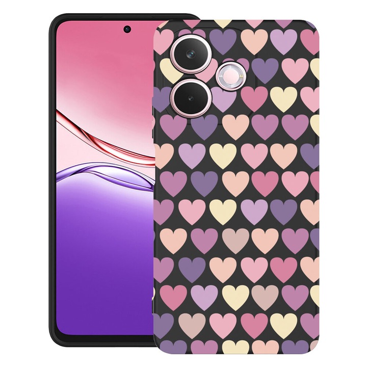 BestCase® Husa TPU Ultra Slim Compatibil cu Honor X5c Plus / X5c, cu Design Hearth, 3119623 B 34