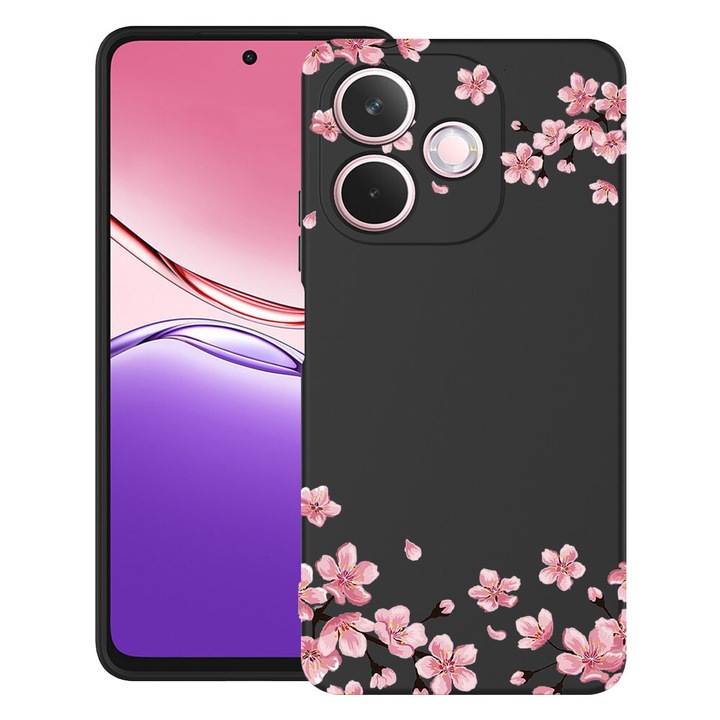 BestCase® Husa pentru OPPO A5 Pro 5G din Silicon Ultra Slim cu Design Pastel colors - flowers, 2043676 B 694
