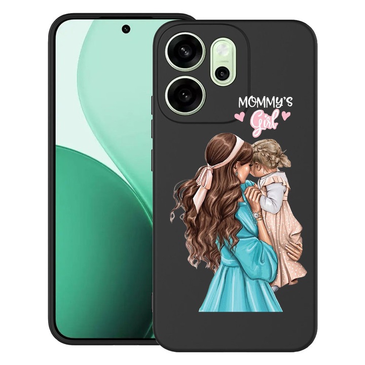 BestCase® Szilikon tok OPPO Reno14 F 5G készülékhez, Ultra Slim, Mommy's Girl dizájnnal, 2043675 B 555