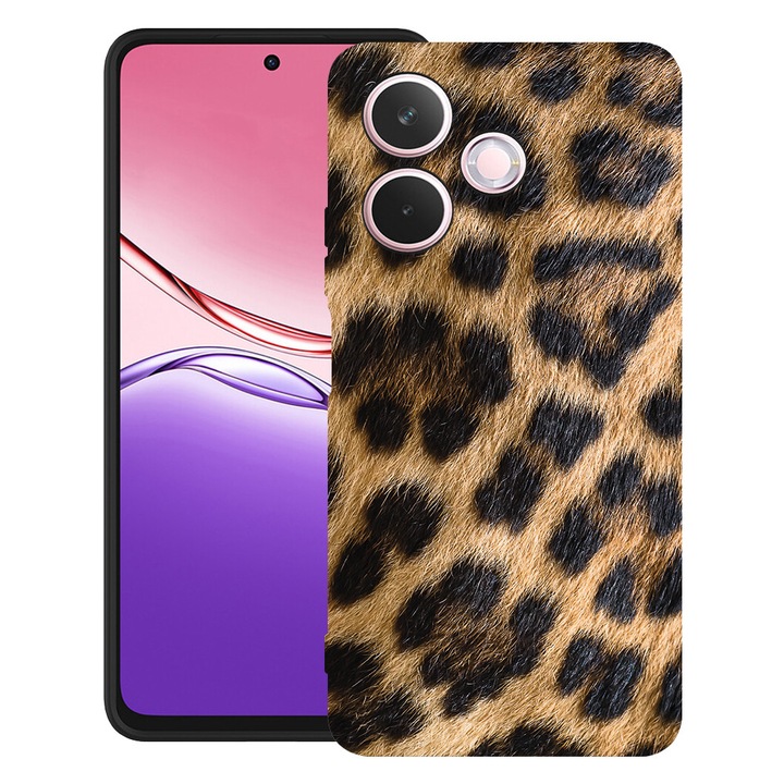 BestCase® Husa pentru OPPO A5 Pro 5G din Silicon Ultra Slim cu Design Leopard pattern, 2043676 B 1442