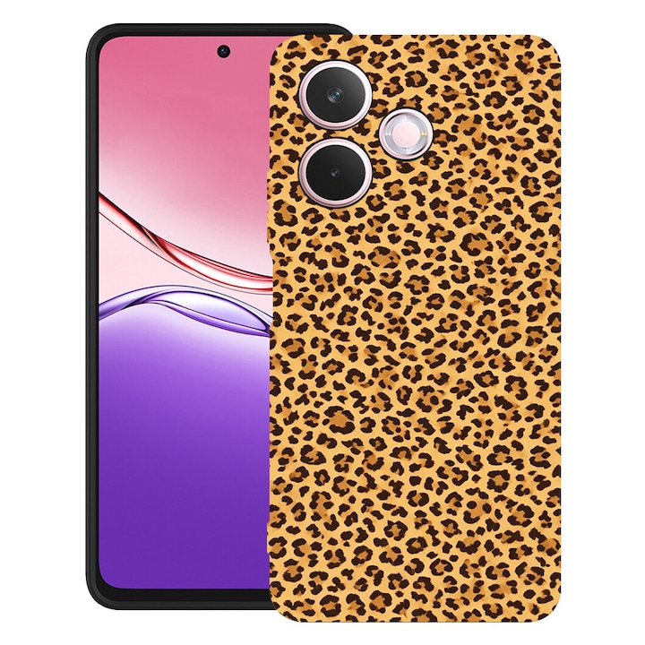 BestCase® Husa TPU Ultra Slim Compatibil cu Honor X5c Plus / X5c, cu Design Leopard pattern, 3119623 B 1445