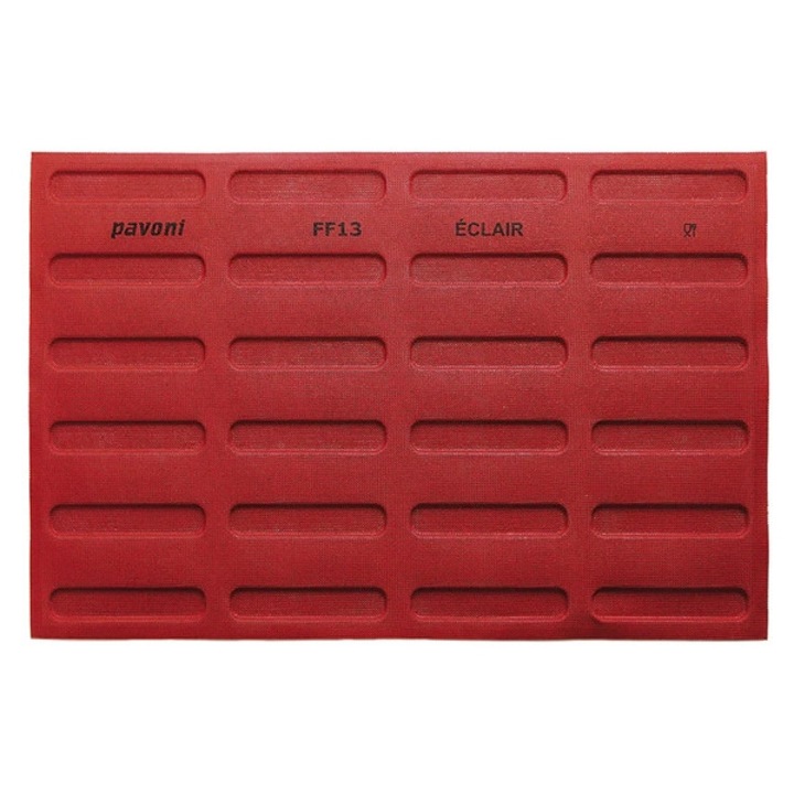 Covoras din silicon antiaderent, microfarat pentru Ecler by Joakim Prat Maitre Choux, 24 cavitati, 600x400mm, 125x25x5mm