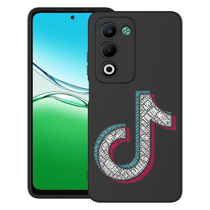 BestCase® Husa pentru OPPO A5 din Silicon Ultra Slim cu Design Calligraphy TikTok, 2043677 B 1545